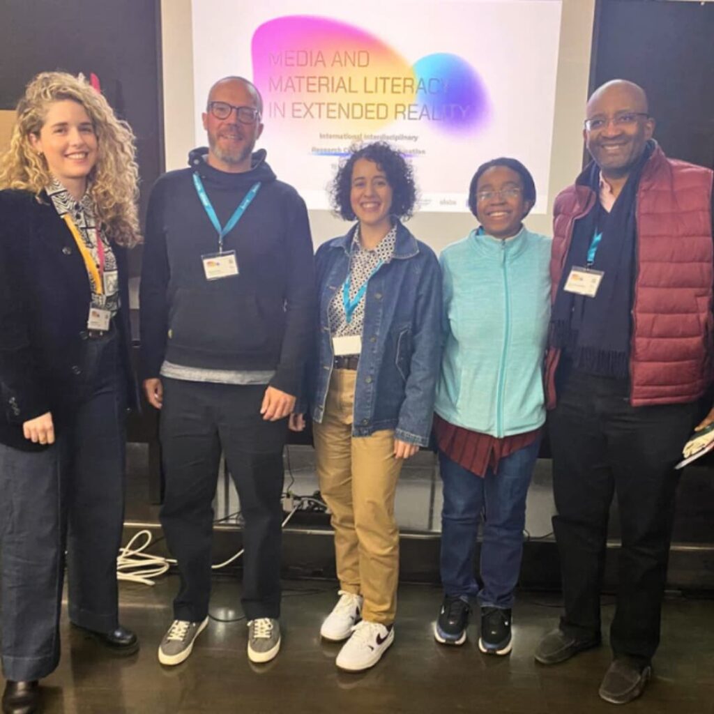 CAPHE partners and conference participants at the Media and Material Literacy in Extended Reality conference in Lisbon.
