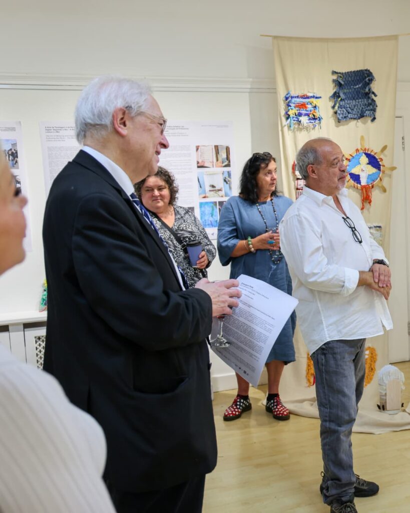 Emergent Dots participants during the London exhibition